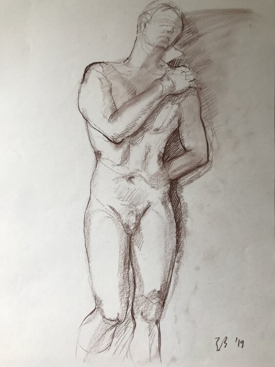 Männlicher Figur  Akt Katharina Valeeva