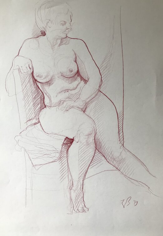 Frauen Akt Katharina Valeeva