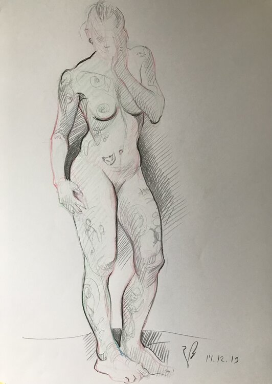 Frauen Akt Katharina Valeeva