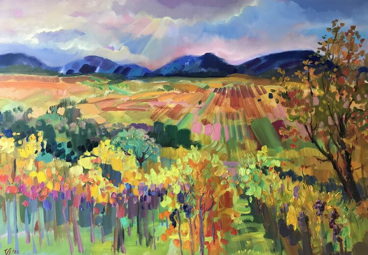 Weinberge - Pfälzer Bergland Katharina Valeeva