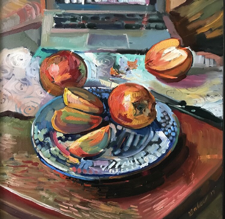 Still life with persimmon Katharina Valeeva