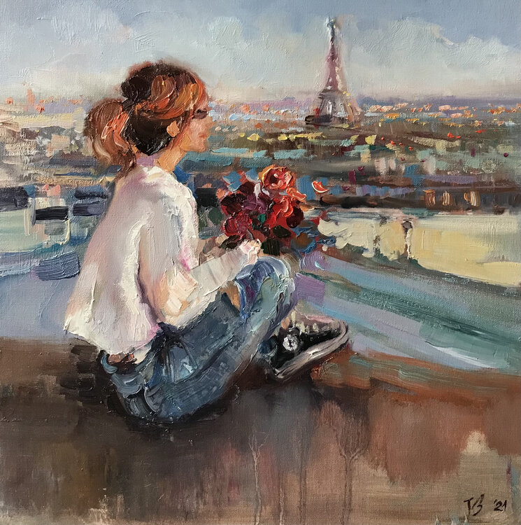 Auf den Pariser Dächern Katharina Valeeva