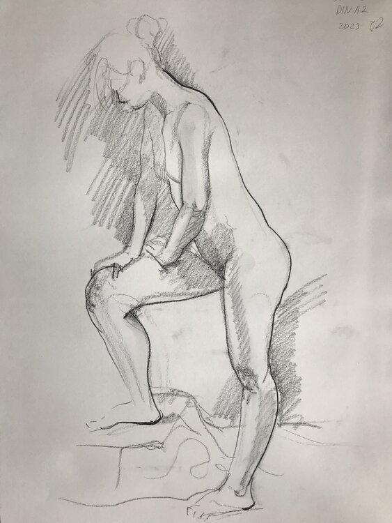 Frauen Akt Katharina Valeeva