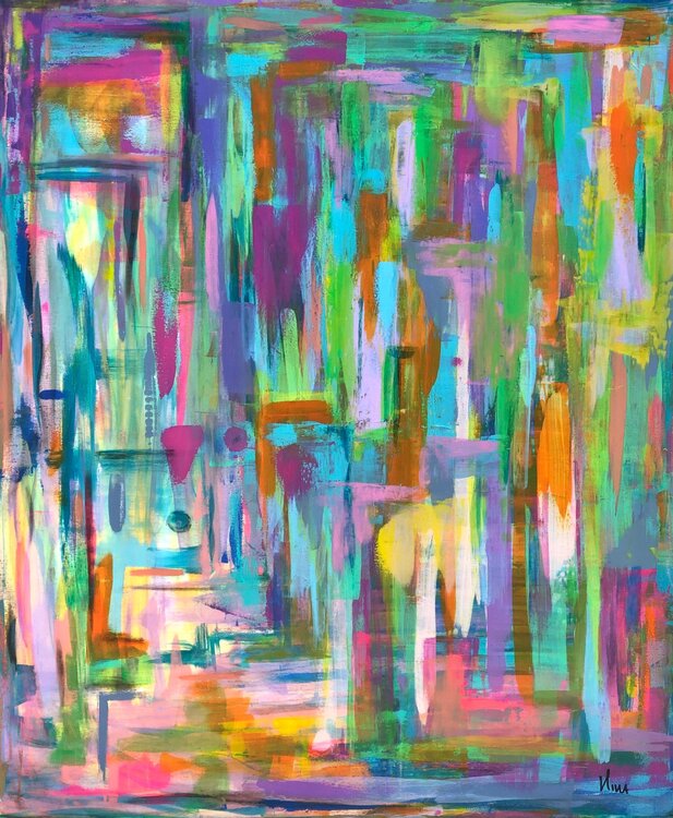 A Colourfull Wall Street Valentina Chiassolini