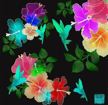 Colorful garden Axelle Segretier