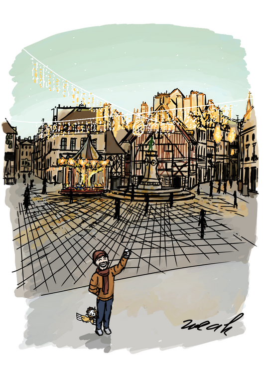Place du Bareuzai (Dijon) William Ratanaboulom