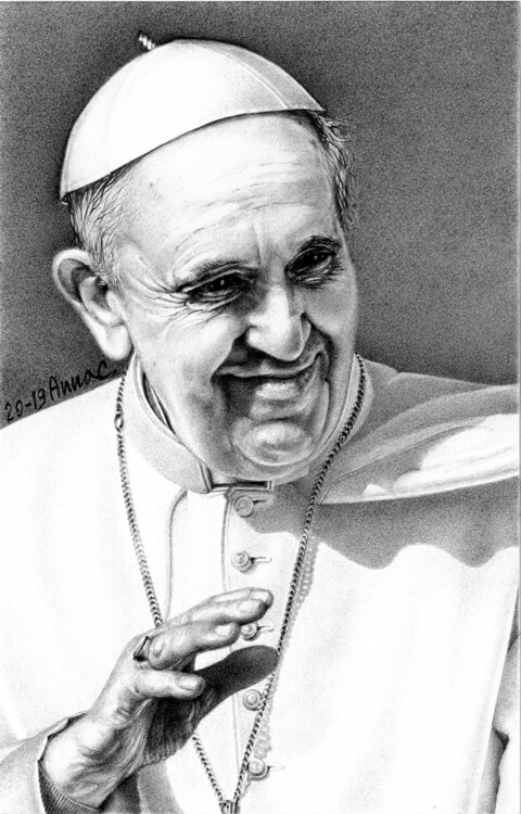 Papa Francesco. Ritratto. Anna Colombo
