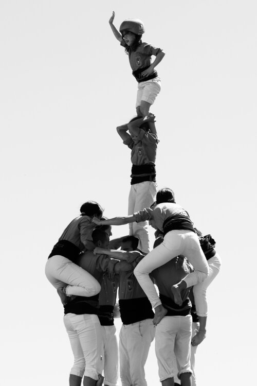 human tower Gilliard Bressan