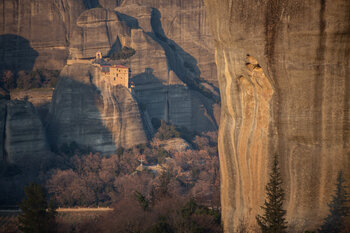 Orthodox monastery among the rocks Christos Aggelidis