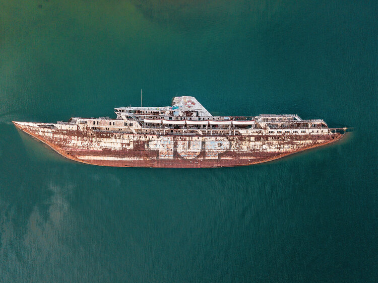 Wreck from above Christos Aggelidis