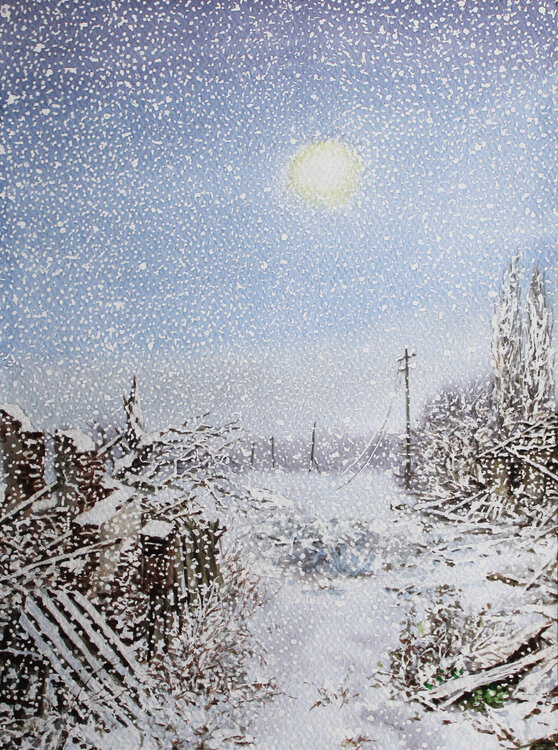 Snow Fell Slowly and Quietly Mykola Dzvonyk