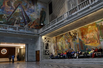 Oslo sala premio nobel per la pace Oslo Town Hall andrea fabris
