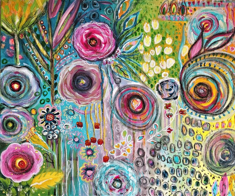 Blumen-Farbenspiel Danjela Möller