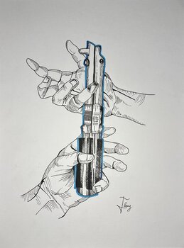 sabre laser flavy caetano