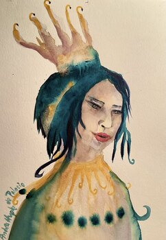 ZAUBERIN (die Künstlerin Marina Abramović) Andrea Hupke de Palacio