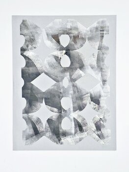 Papierarbeit Collage Scherenschnitt o.T. 65x50cm Ludwig Schult