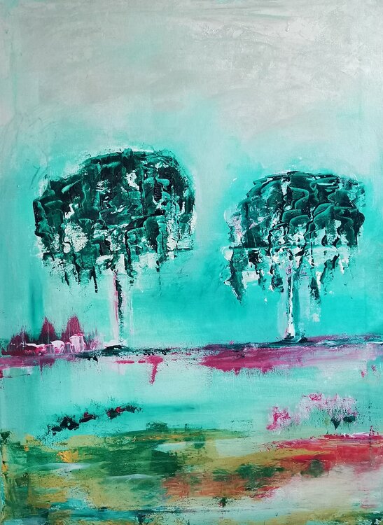 Acrylgemälde Swamp Irene Friedrich