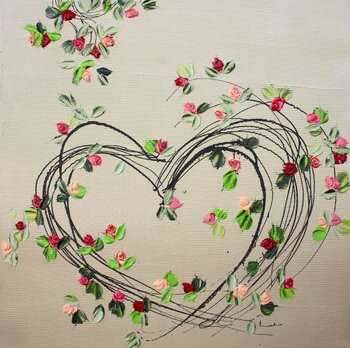 Floral art “Blooming Heart” Anastassia Skopp