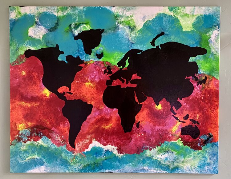 World map Alexandre Lejeune