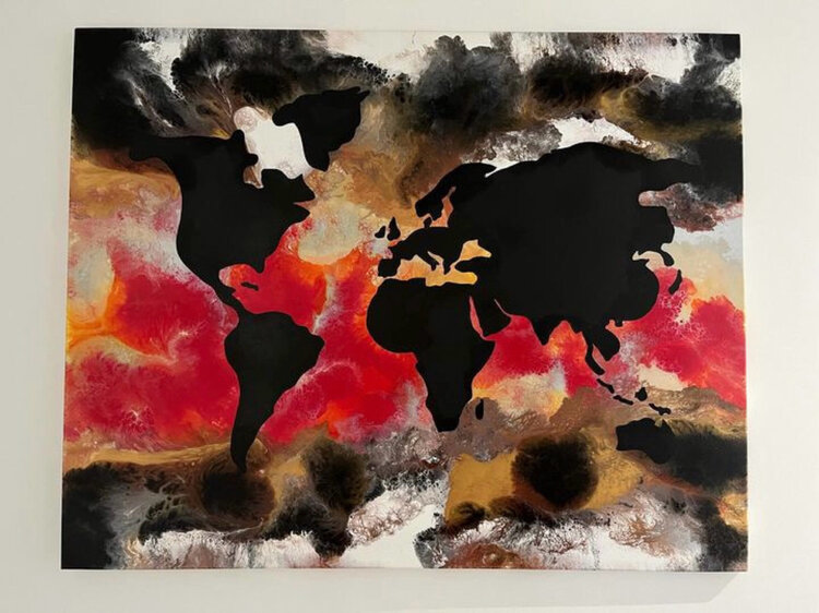 World map Alexandre Lejeune