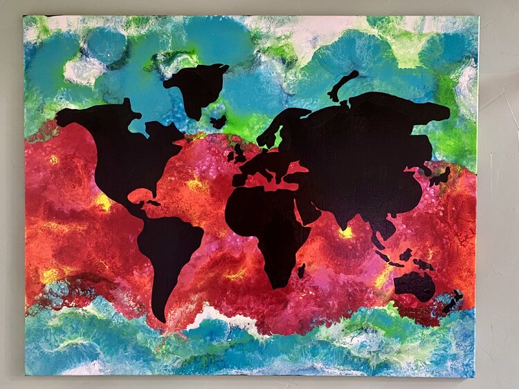 World map Alexandre Lejeune