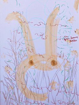 Lebensspuren 30 mit Hase Susanna Andreini