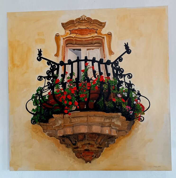 balcone fiorito Sicilia luciano torre