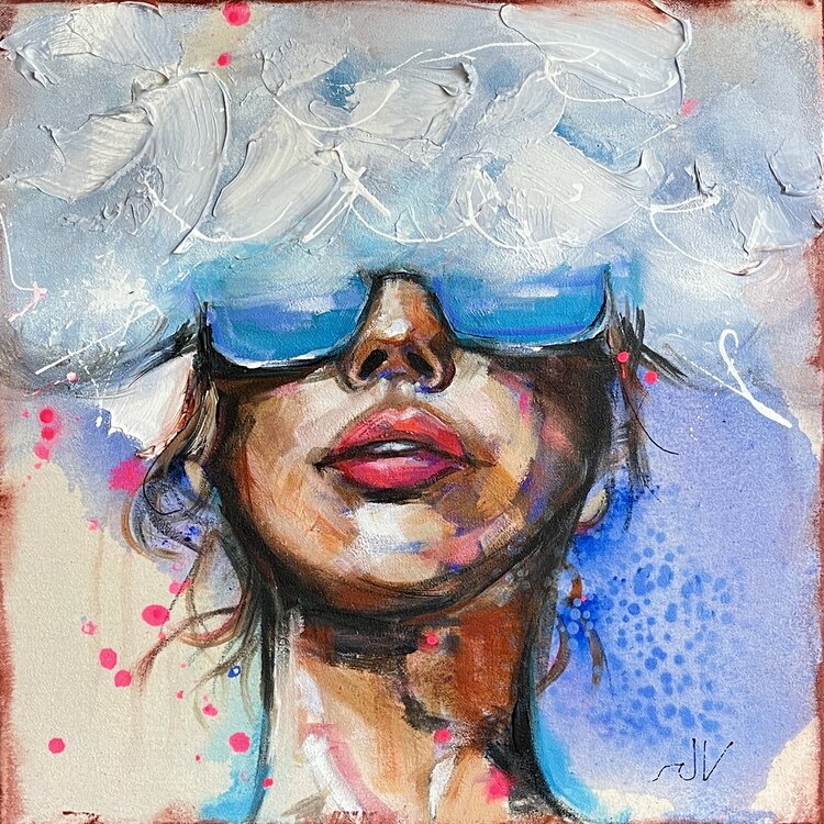 Cloud watching Jana Voscort