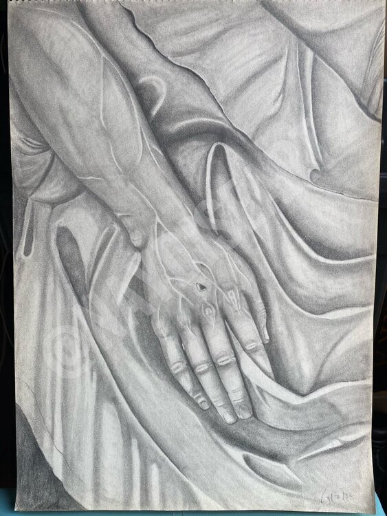 La mano del Cristo de la Piedad de Miguel Ángel Rosa Ana Parra Alonso