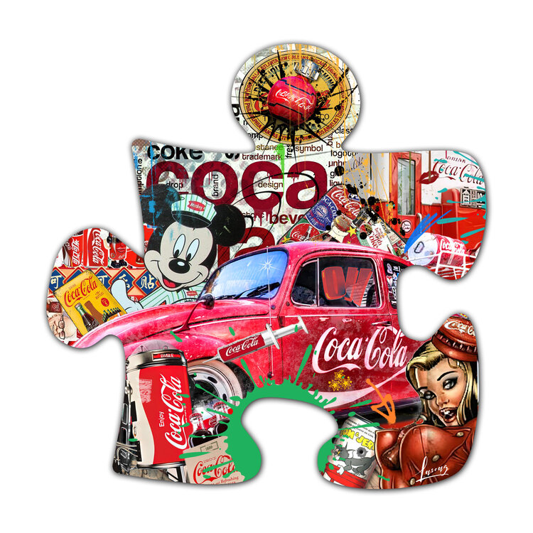 Tableau Puzzle Coca Cola Gilles Dunoyer