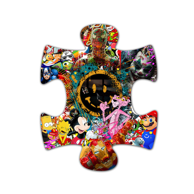 Tableau Puzzle Pop One Gilles Dunoyer