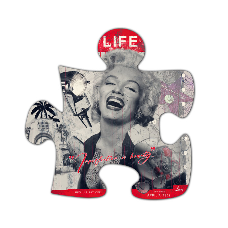 Tableau Puzzle Marylin Gilles Dunoyer