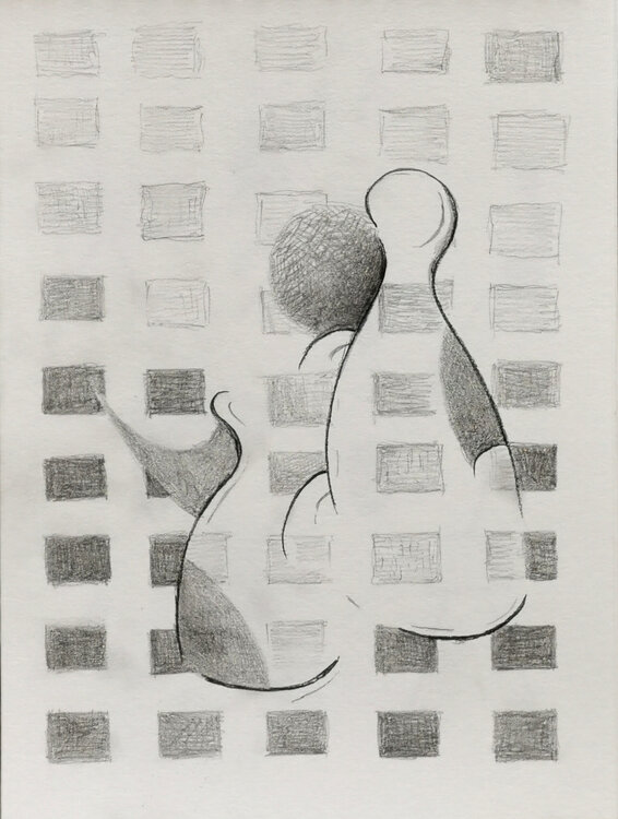 Abstract Pencil Drawing Miika Nyyssönen