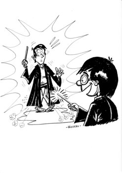 Cartoon of Harry Potter Jose Antonio Higuero