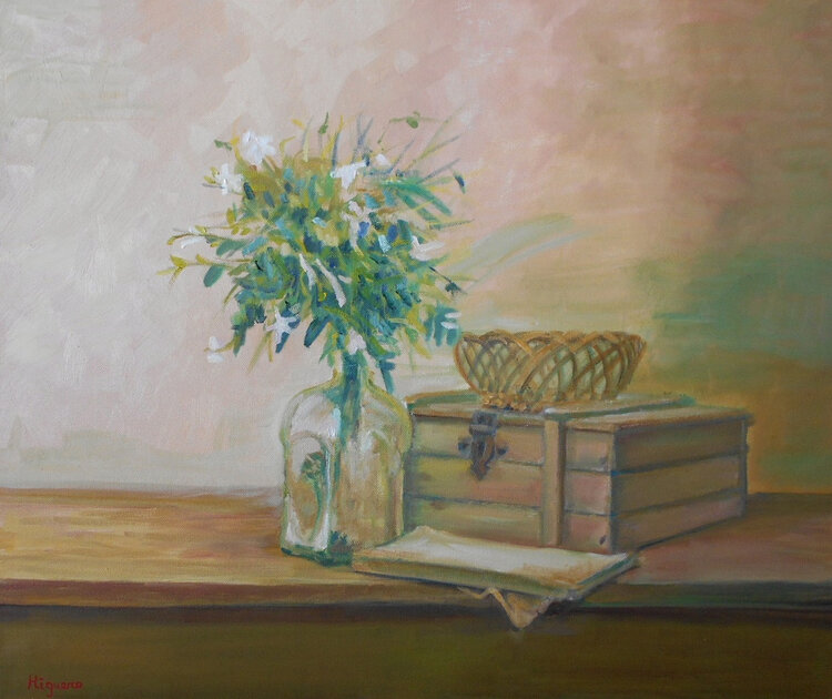 Still life with jasmine Jose Antonio Higuero