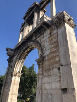 columns of the temple of Zeus elena kapola