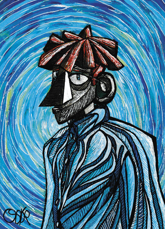 Autoportrait d'Oskart Oscar Latargez