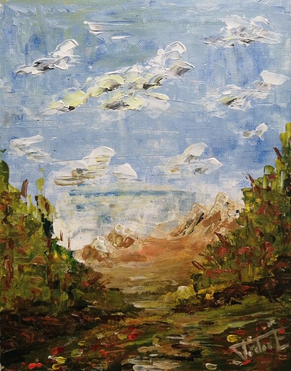 Landscape with Mountains TODOR ISTVÁN-EMÁNUEL