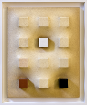 FORMA 5 - acrilico su tela estroflessa Simone Del Sere