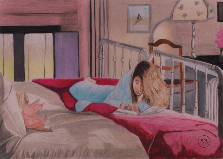 Lecture en chambre. Pierre Bayet