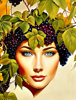 Méditrina Déesse du vin (Dimensions approximatives) Mr Patrice .