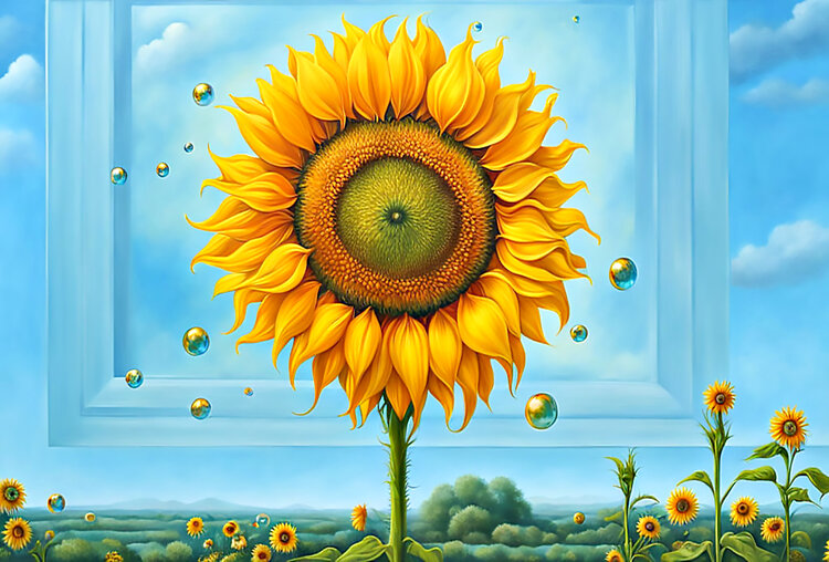 Mon Tournesol (Dimensions approximatives) Mr Patrice .