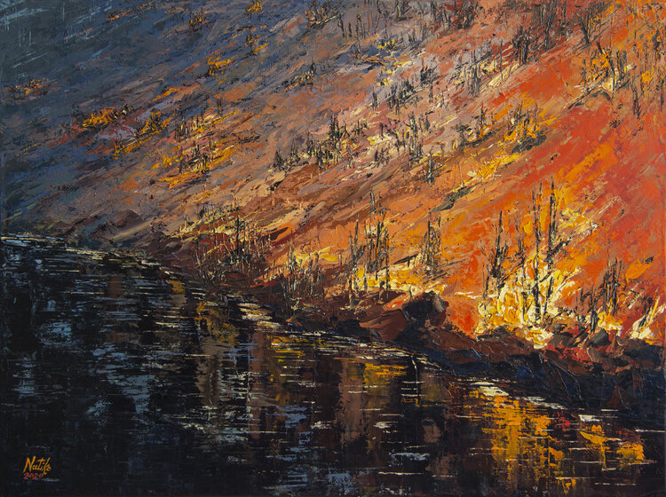 Burning slope Natalia Korneeva