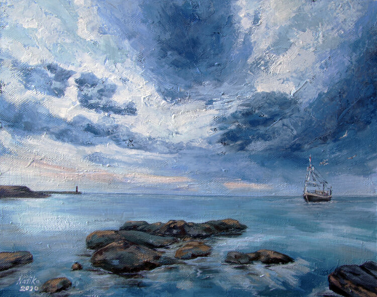Blue sea Natalia Korneeva