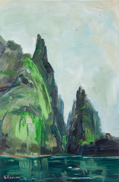 Rocks above the water Natalia Korneeva