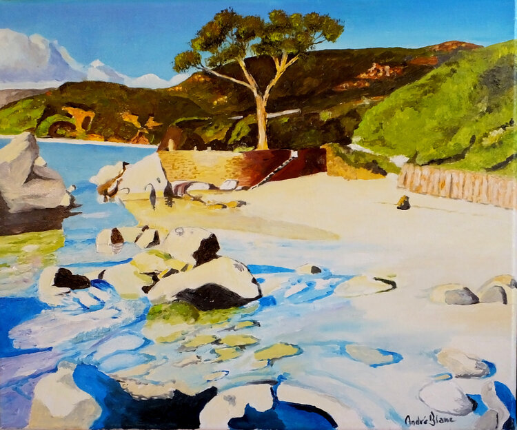 plage corse André Blanc