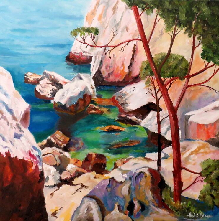 calanque André Blanc
