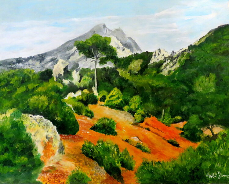 La Ste Victoire chère à Cézanne André Blanc