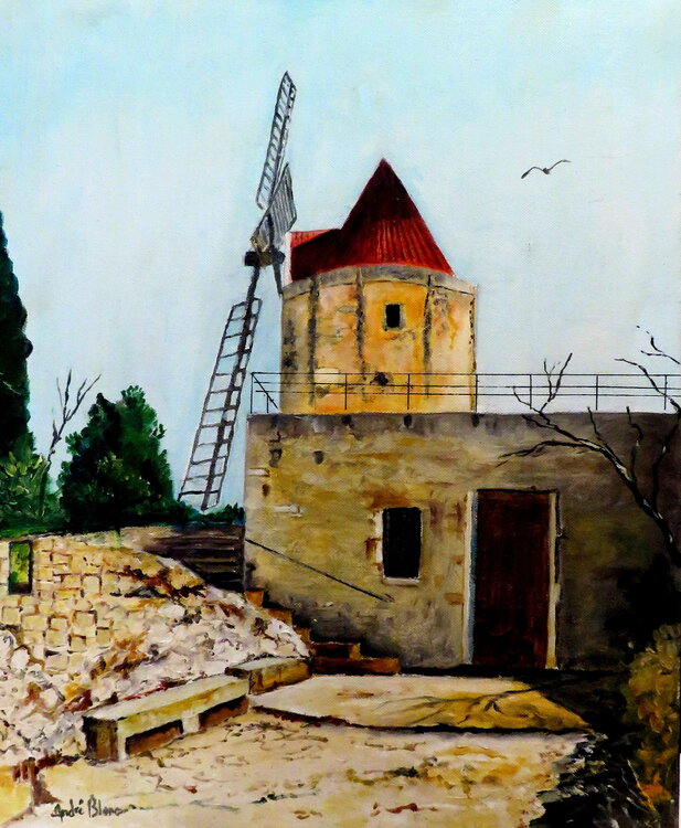 Le moulin d'Alphonse Daudet André Blanc