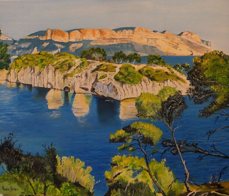 Calanque de Port Pin André Blanc